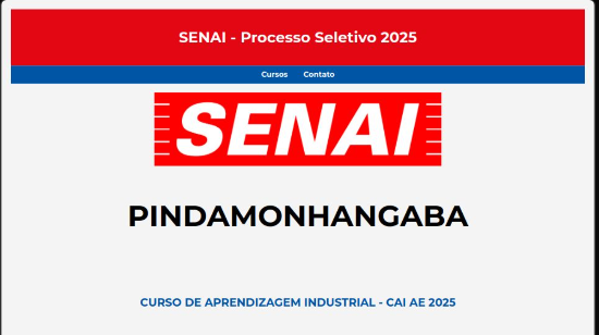 SENAI Processo Seletivo 2024